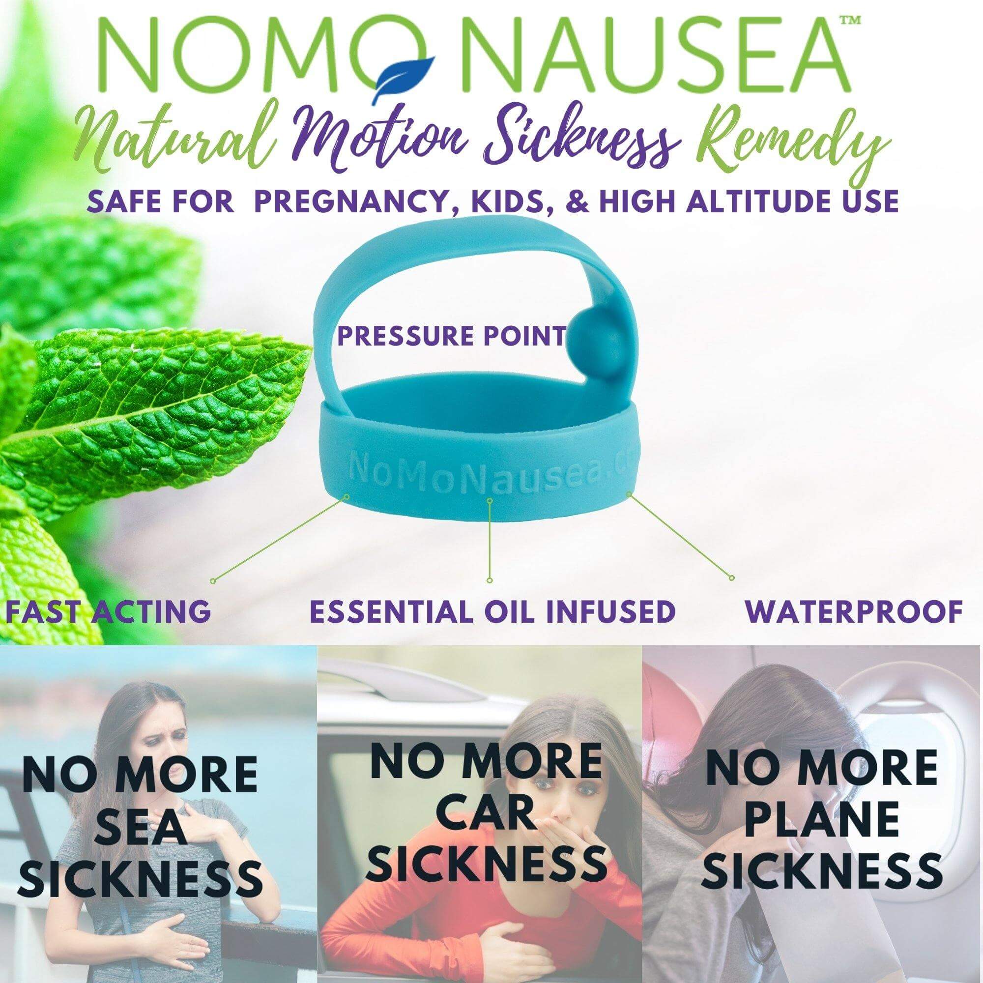 Scented Motion Sickness & Nausea Bracelet | NoMo Nausea - Image 12